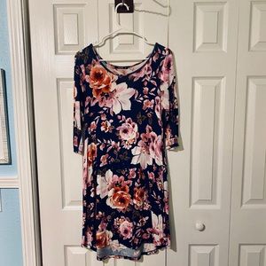 Midi Floral Dress